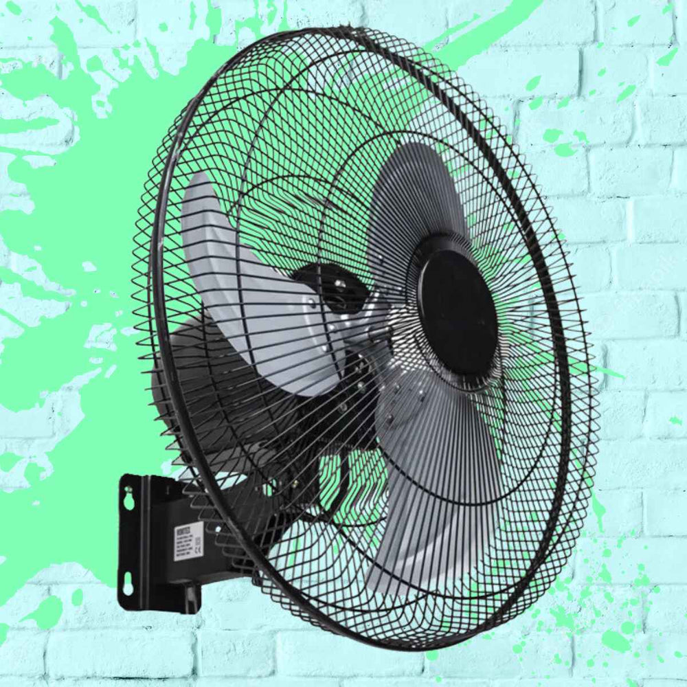 
            
                Load image into Gallery viewer, 18&amp;#39;&amp;#39; Heavy Duty Wall Fan with metal wall bracket
            
        