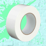 White duct tape roll 50 meters long 50m 