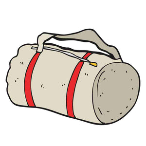 CARTOON IMAGE OF A KIT BAG