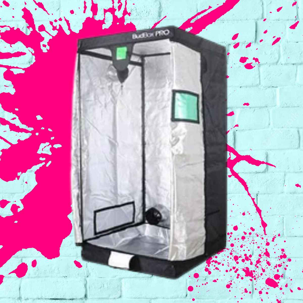 Interior view of BudBox Pro Tent 100x100x200cm, showcasing its robust design, perfect grow tent for indoor gardening.