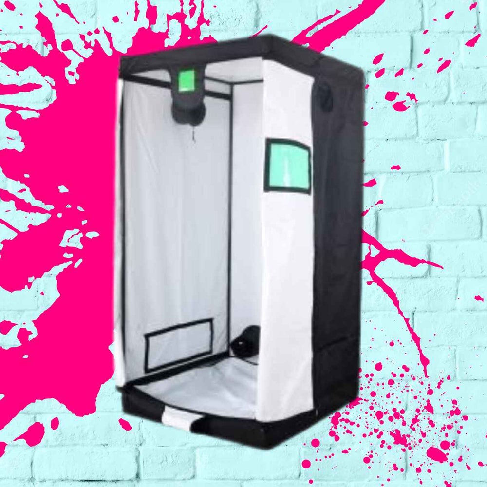 BudBox Pro Tent 100x100x200cm, the ideal grow tent for indoor gardening with strong poles and premium features.