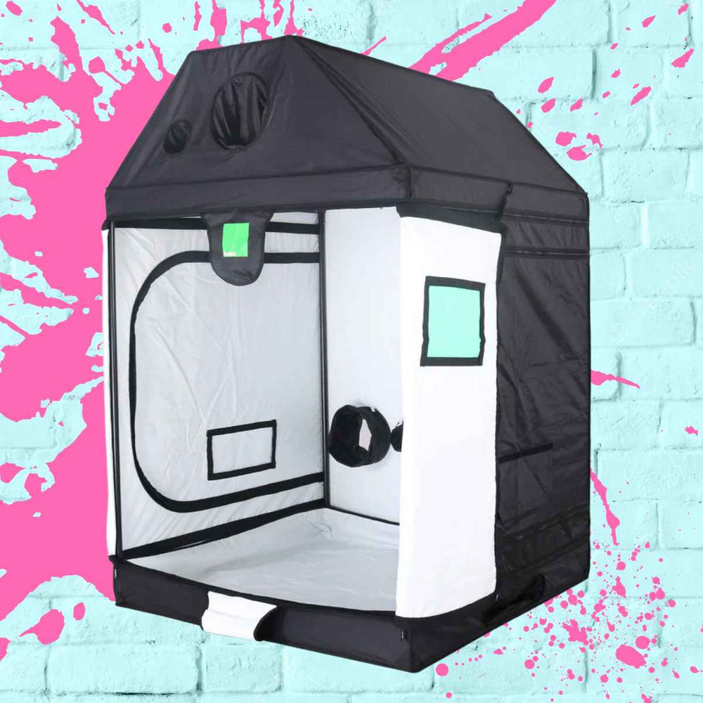 BudBox Pro XL-R 120x120x180cm Roof - Premium grow tents for indoor gardening featuring durable steel poles and connectors.