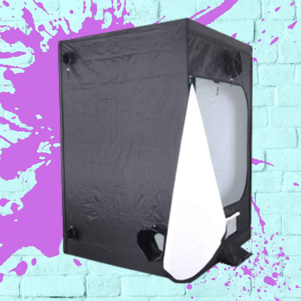 BudBox Pro XXL Plus Tall 150x150x220cm grow tent dimensions displayed, ideal for those seeking a large grow tent.