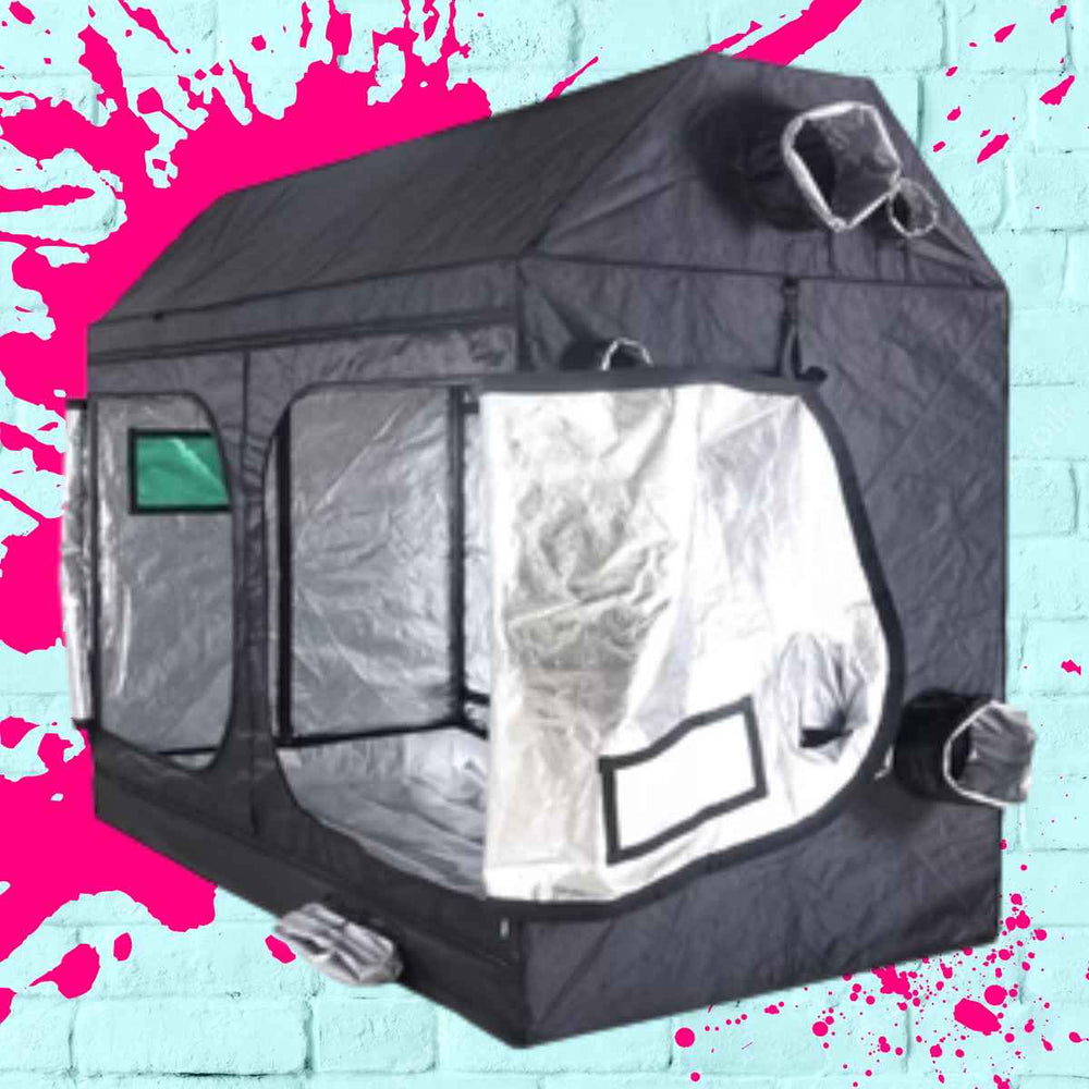 Interior view of BudBox Pro XXL-R 120x240x180cm Roof - showcasing the best grow tent for professionals, ideal for serious growers with durable construction and reliable components.