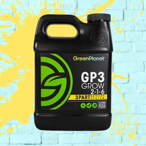 GP3 Grow - Green Planet - 1 Litre - 1L - Black Bottle