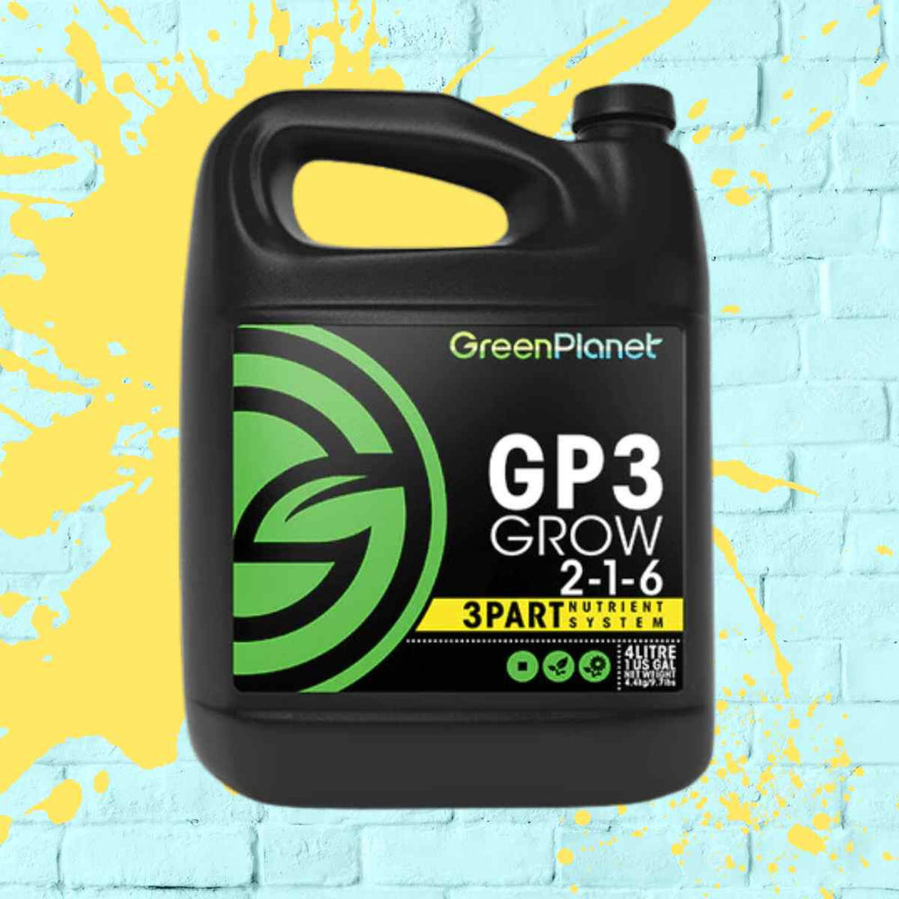 GP3 Grow - Green Planet - 4 Litre - 4L - Black Bottle