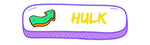 HULK COLLECTION BUTTON WITH COLOURFUL BENDY ARROW