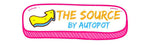 THE SOURCE COLLECTION BUTTON WITH COLOURFUL BENDY ARROW