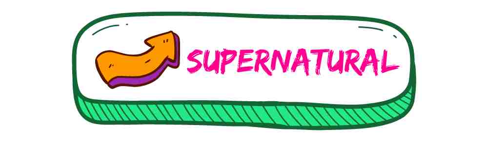SUPERNATURAL COLLECTION BUTTON WITH COLOURFUL BENDY ARROW
