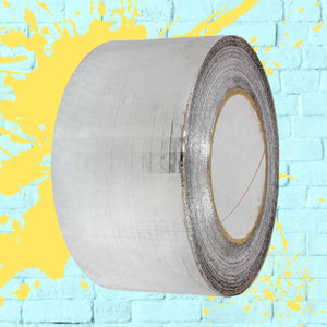 Silver X Weave Tape - Aluminium And Fabric Duct Tape