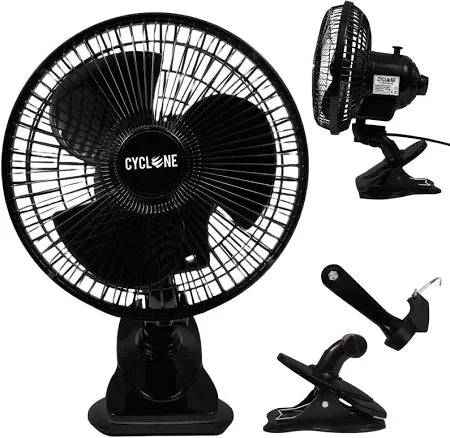 Cyclone  7" Multi clip on fan