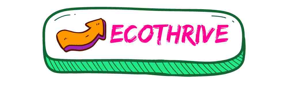 ECOTHRIVE COLLECTION BUTTON WITH COLOURFUL BENDY ARROW
