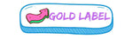 GOLD LABEL COLLECTION BUTTON WITH COLOURFUL BENDY ARROW