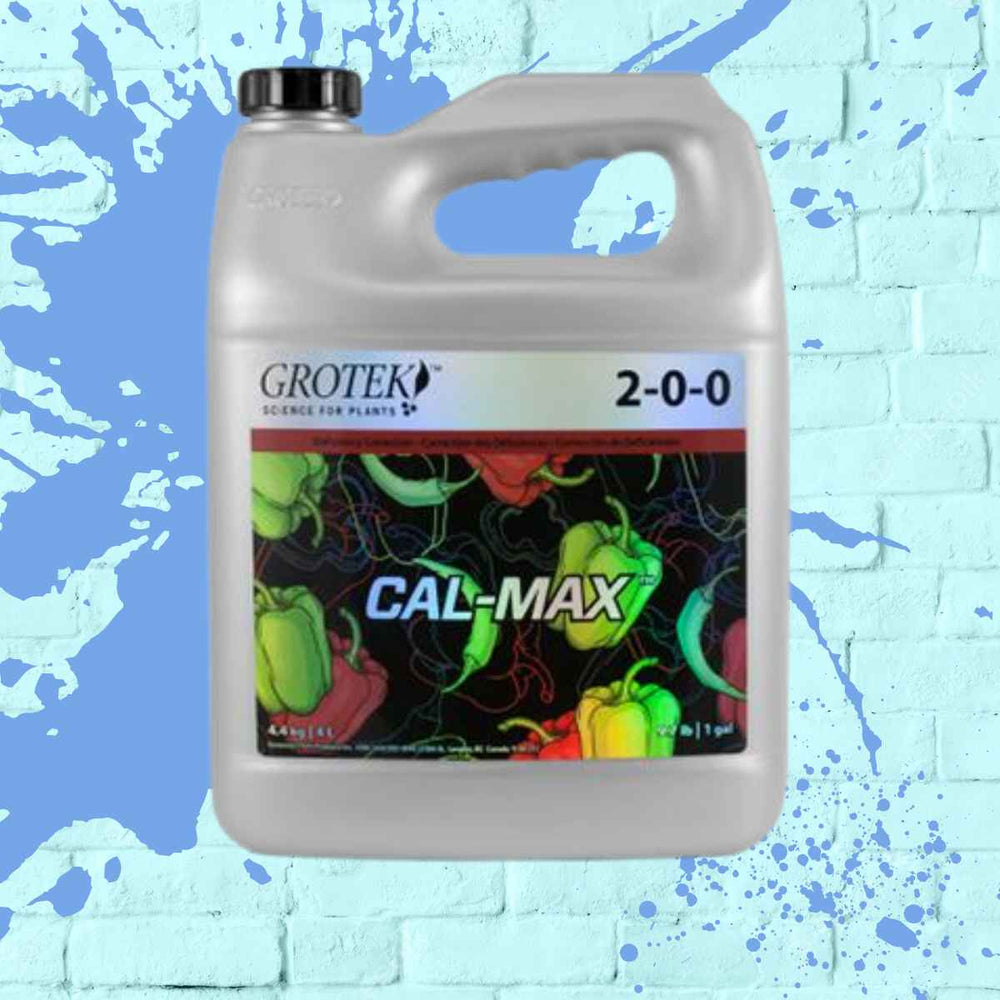 Grotek Cal Max product image showcasing effective plant nutrient supplement for rapid growth and recovery.