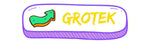 GROTEK COLLECTION BUTTON WITH COLOURFUL BENDY ARROW