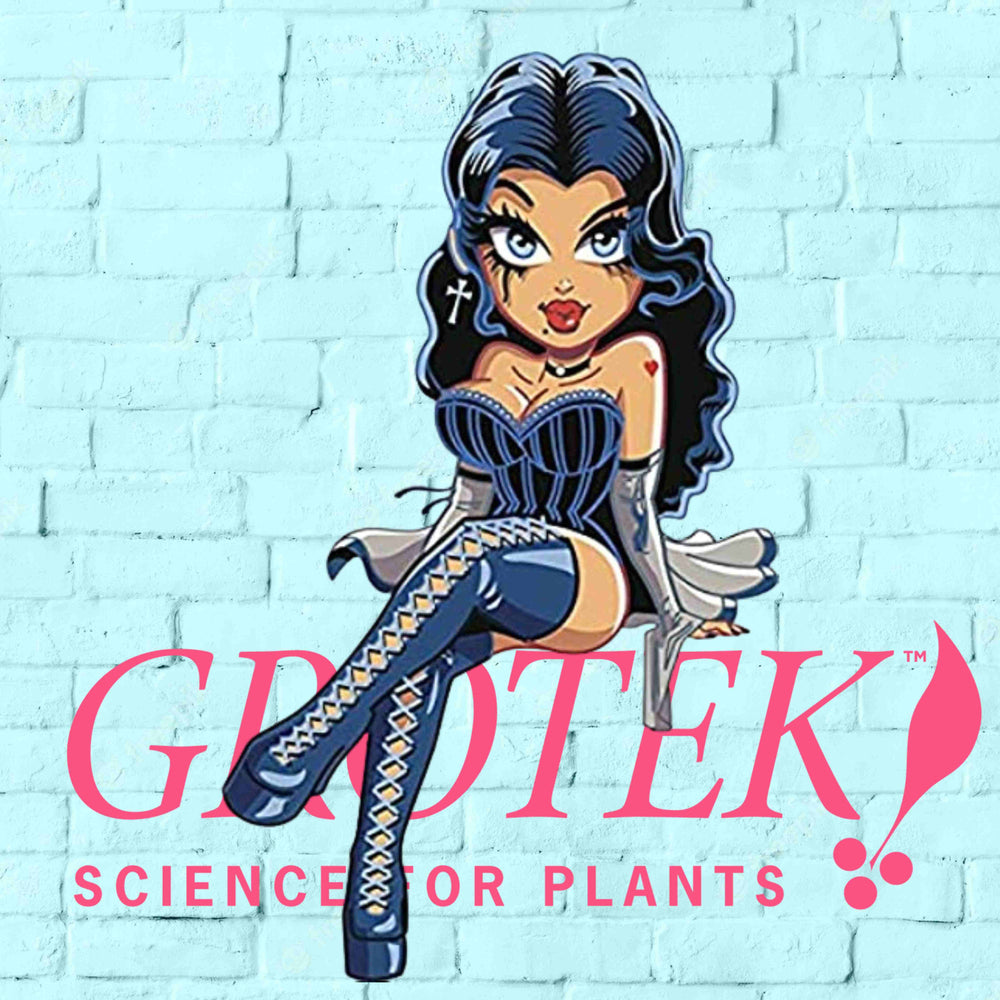 Grotek Monster Bloom fertilizer packaging showcasing its role as a bloom enhancer for vibrant flowering plants.