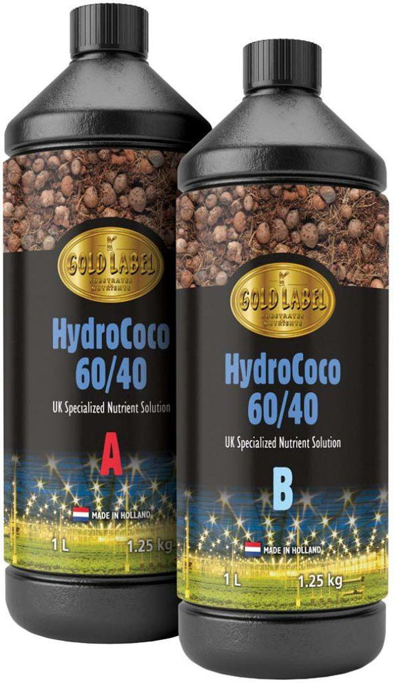 Specialised Nutrient Solution for 60/40 Mix Hydro/Coco (A+B) - Gold Label