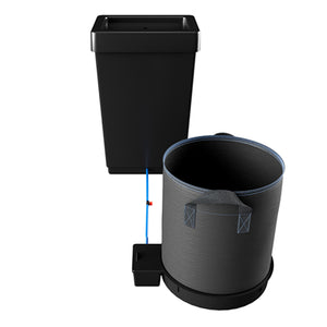 AutoPot XXL 50L 1-100 Pot System. Example shown with 1 pot and water tank.