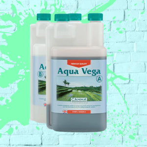 Canna Aqua Vega a+b 1L two cap measuring Bottle 1 Litre 1 Liter for recirculating Systems
