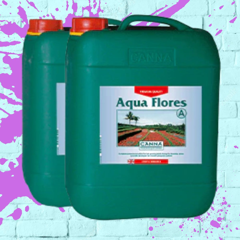Canna Aqua Flores a+b 10L Green Bottle Jerry can 10 Litre 10 Liter for recirculating Systems