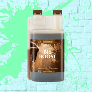 
            
                Load image into Gallery viewer, Canna Bio Boost 1L two cap measuring Bottle 1 Litre 1 Liter
            
        