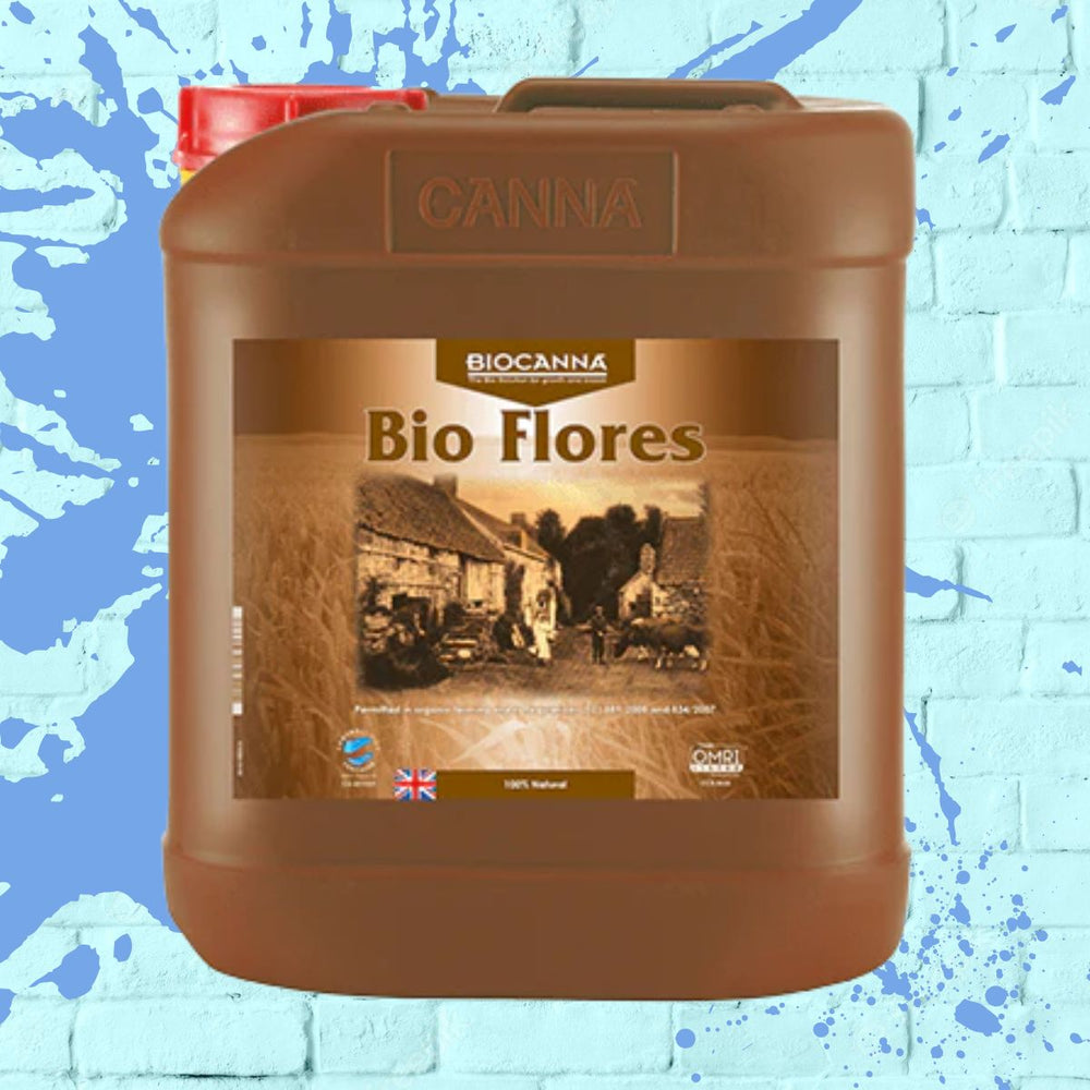 Canna Bio Flores 5L Brown Bottle jerry can 5 Litre 5 Liter