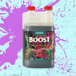 
            
                Load image into Gallery viewer, Canna Boost Accelerator 1L Bottle 2 caps with measuring 1 Litre 1 Liter
            
        