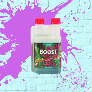 
            
                Load image into Gallery viewer, Canna Boost Accelerator 250ML Bottle two caps with measuring 250 millilitre 250 milliliter
            
        