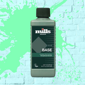 
            
                Load image into Gallery viewer, Mills Organics Base green bottle 250ml
            
        