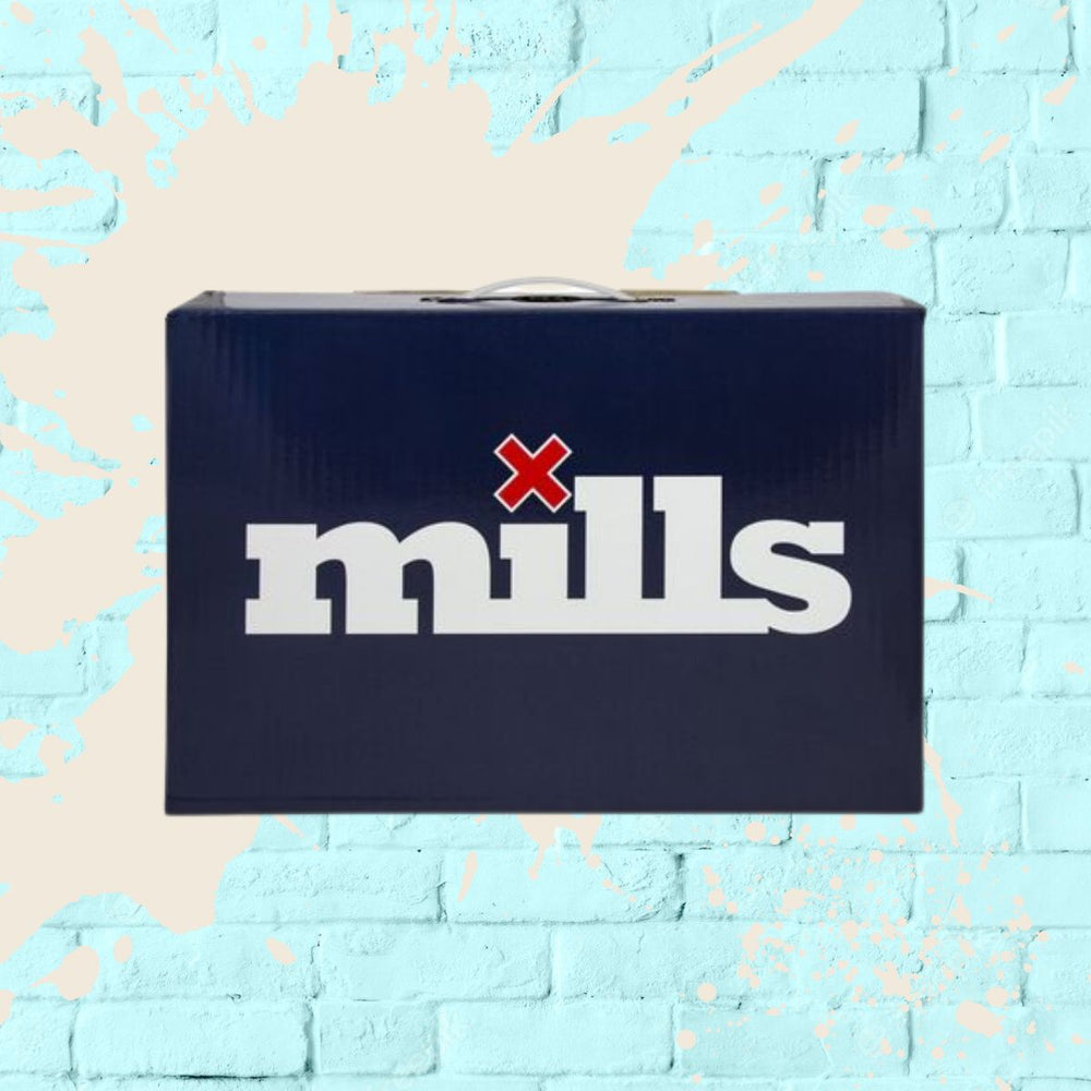 Mills starter kit box with logo