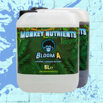 Monkey Nutrients - Bloom A+B clear bottle - 5L
