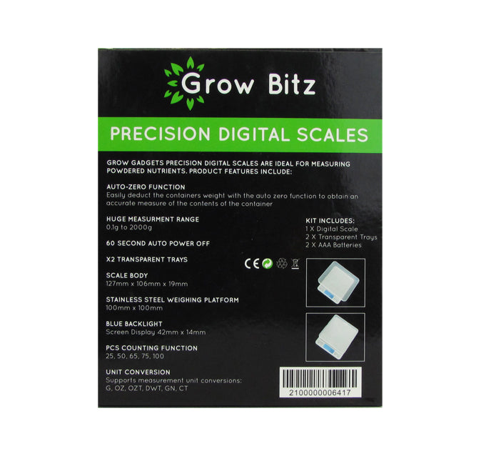 GrowBitz 2000g /0.1g Scales